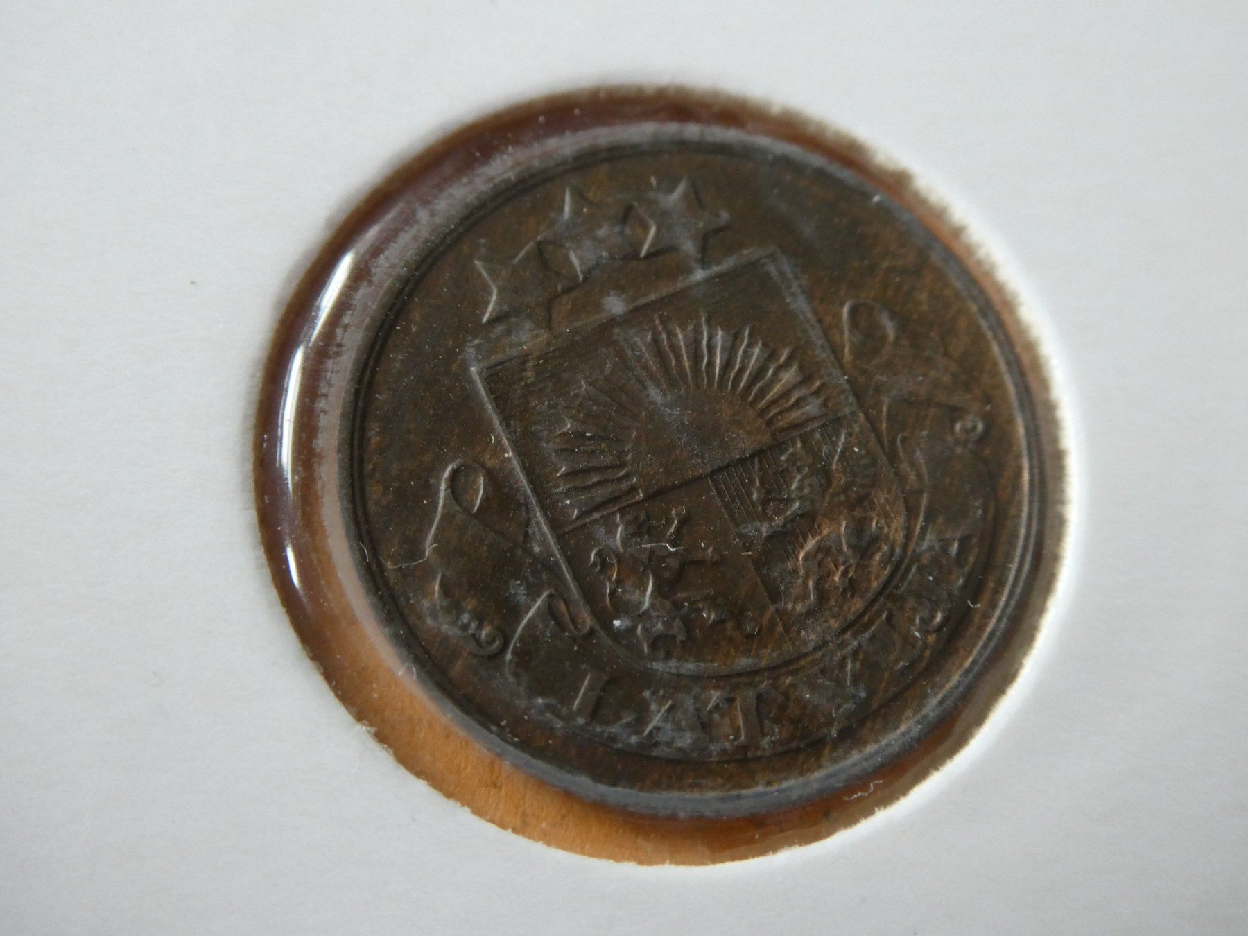 Tutti le monete: Lettland 1932, 2 Santini  stgl – Usato da Hinterforst venduto da Rohusri 1