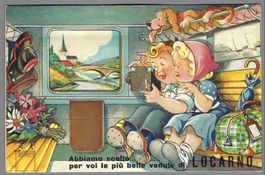 LOCARNO, LEPORELLO (9 VEDUTE), FIRMATA MINOUVIS, 0 1957