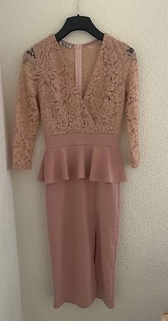 Festkleid rosa Grösse 34/36