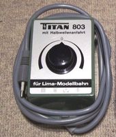 Titan 803 Trafo 16,8 VA mit Halbwelle, Gleichstrom H0, N