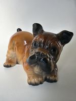 Vintage Französische Bulldogge Figur Resin