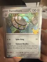 Carta Pokemon Ferrothorn 104/128 ologramma condizioni ottime