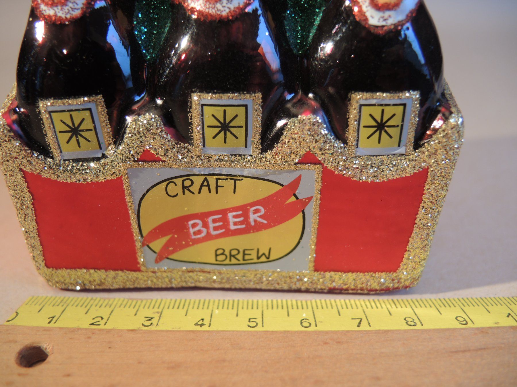 Tutte le decorazioni: Weihnachtsbaumschmuck SIXPACK beer Glas Christbaum Kugel – Usato da Rorschach venduto da maeck8 4
