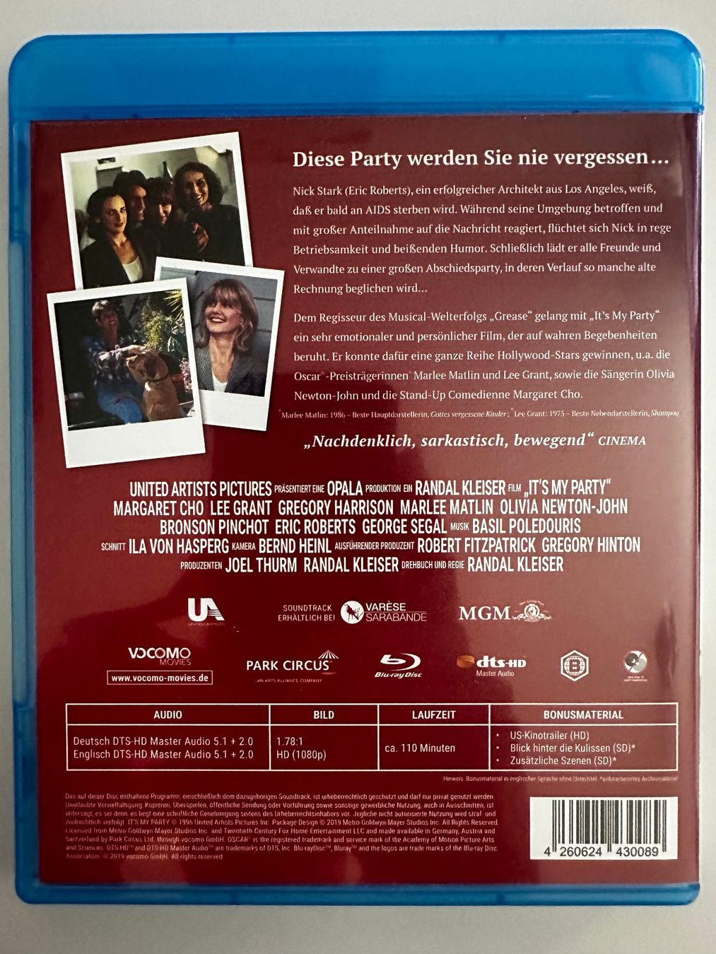 Tutti i DVDs: Blu-Ray: It's my Party – Usato da Rüschlikon venduto da Coke621 1