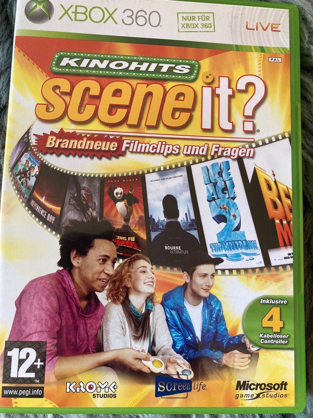 Microsoft Konsolen: Xbox 360 - kinohits - scene it? Game – Gebraucht aus Wichtrach von Queensparkunite