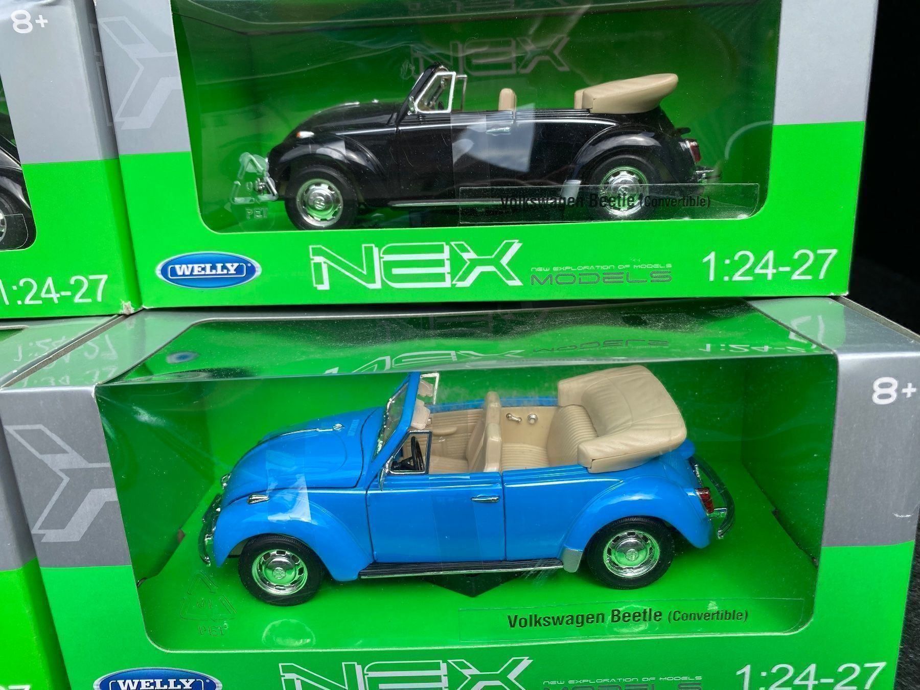 Welly Modellini d'auto: VW Käfer Beetle Cabrio Welly Modellauto – Nuovo e nell'imballaggio originale da Zürich venduto da dennisbooker2001 2