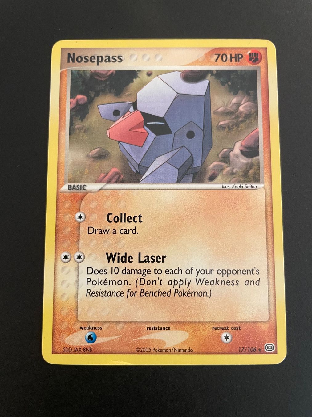 Pokémon Carte collezionabili: Nosepass 17/106 EX Emerald – Usato da Zürich venduto da pokemon_cards
