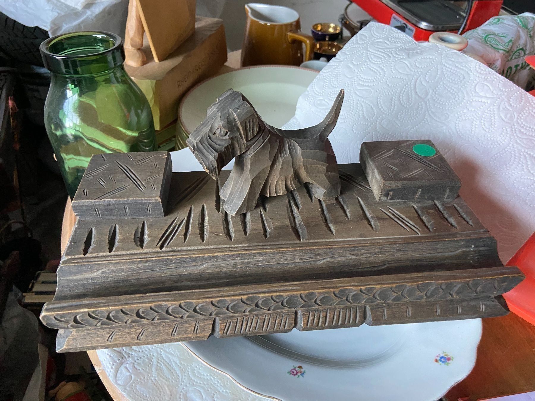 Altro in Antiquarato & Arte: Antikes Tintenfass Tintengarnitur Hund – Usato da Gipf-Oberfrick venduto da Iberico 1