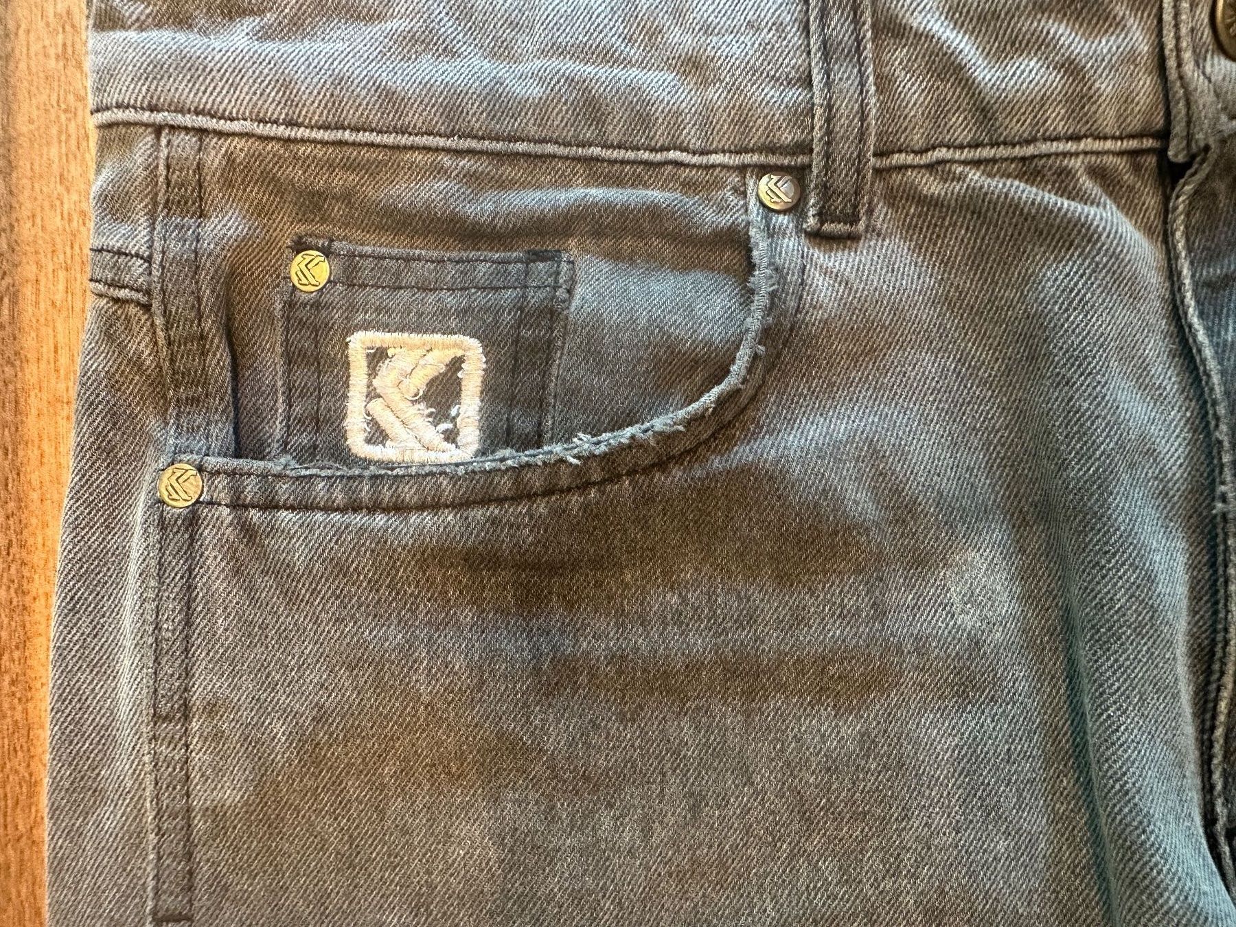 Jeans: Jeans, Karl Kani, grau, M – Usato da Winterthur venduto da manelio113 1