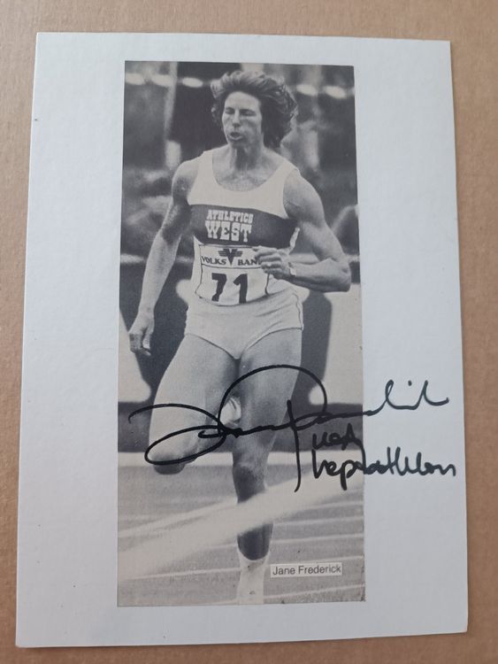 Jane Frederick - USA Leichtathletik - WM Bronze (Gebraucht) in Menziken ...