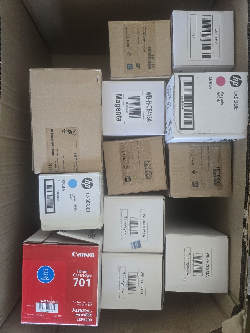 Druckerpatronen & Toner: 12 Farb Toner Neu teils Originale – Neu (gemäss Beschreibung) aus Niederbipp von Em.Ai 4