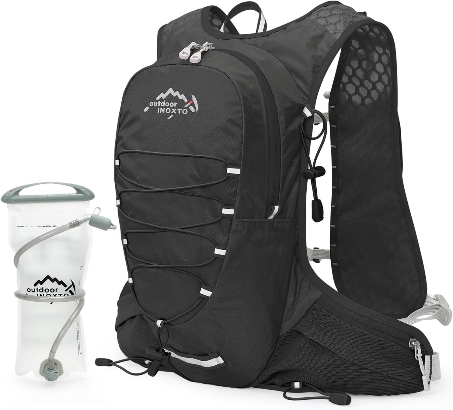 Zaini: Outdoor Laufrucksack + 2L Wasserblase – Nuovo e nell'imballaggio originale da Geneve venduto da Titi2008