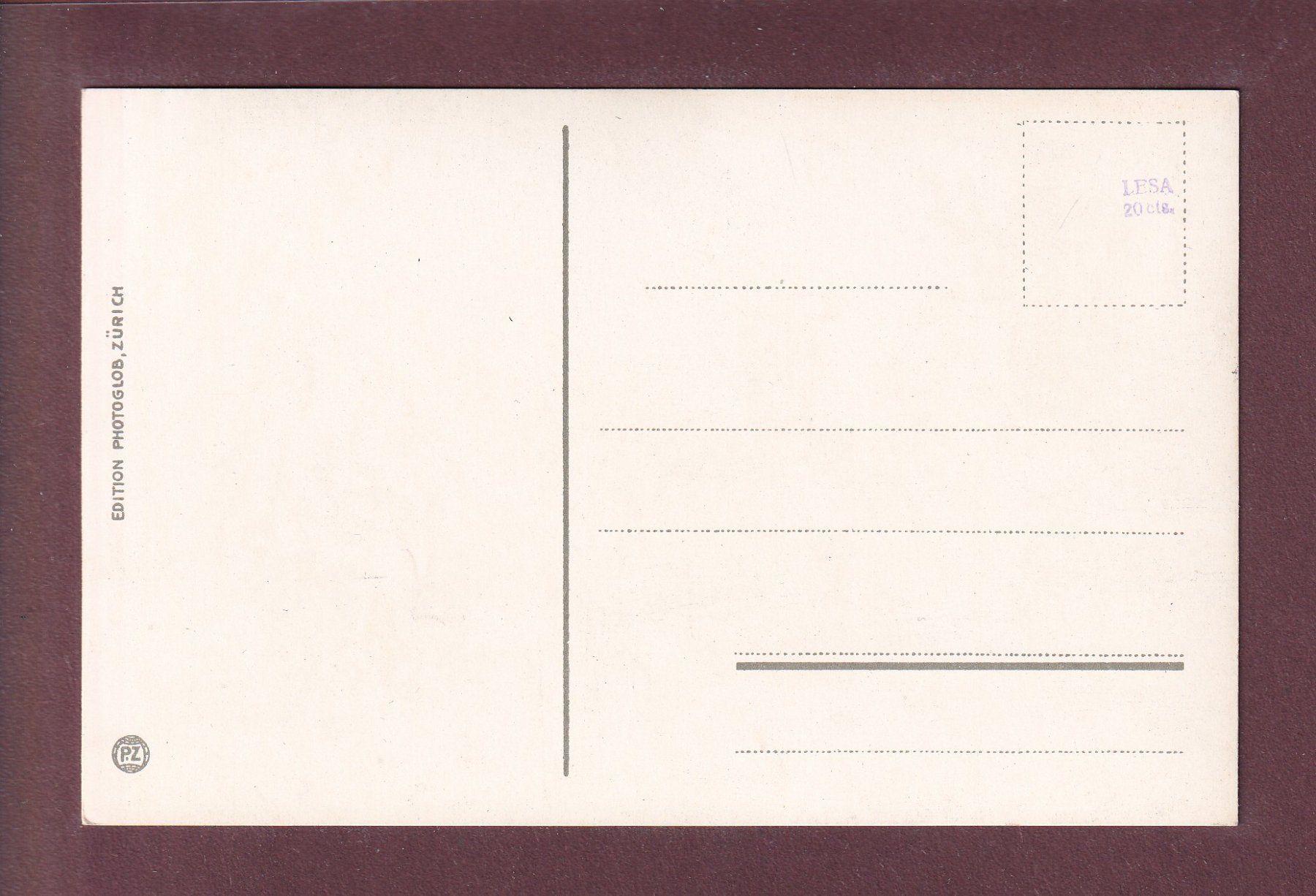 Cartoline postali: ZUG - Berneralpen – Usato da Pully venduto da nicecards 1