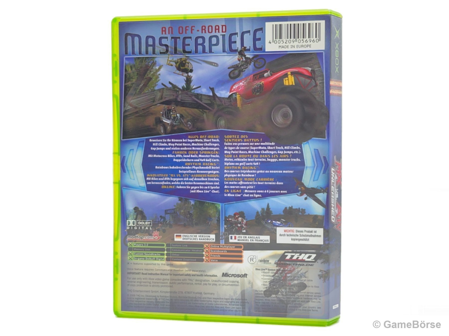 Microsoft Giochi: Xbox MX vs ATV Unleashed – Usato da Stettfurt venduto da GameBoerse 1