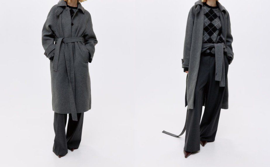 H&M Cappotti: HM Mantel mit Bindegürtel – Nuovo e nell'imballaggio originale da Stallikon venduto da ulv_k7jj 3