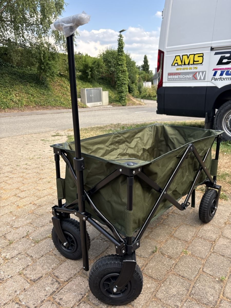 Transportwagen: Campart Leiterwagen mit Luftreifen – Neu (gemäss Beschreibung) aus Unterlunkhofen von SB251 3