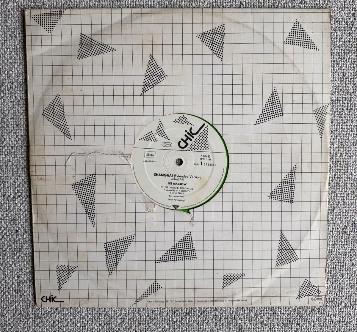 Dischi in vinile: Lee Marrow  - Shanghai - 12" Maxi - 80s/Italo Disco – Usato da Rorbas venduto da BlackstarRecords 1
