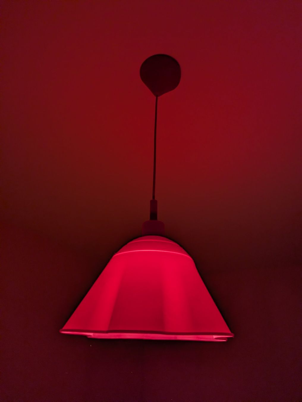 Lampadari & plafoniere: Rote/Magenta Lampe, Deckenlampe, Hängelampe – Usato da Wettingen venduto da jqa 3