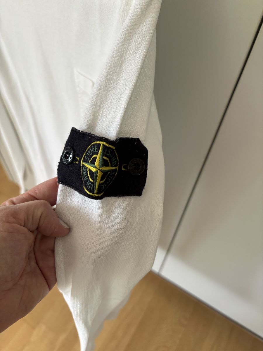 Stone Island Maglioni & Felpe: Original Stone Island Pullover weiß M – Usato da Fribourg venduto da dafral 2