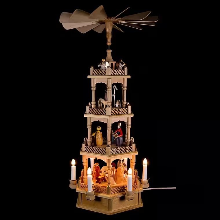 Alle Dekorationen: Erzgebirge pyramide électrique – Gebraucht aus  von  3