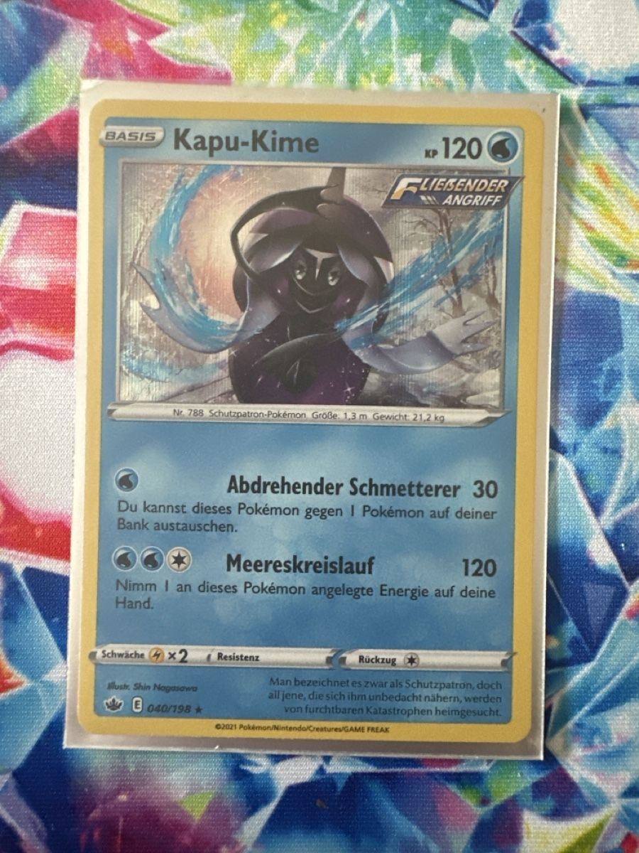 Pokémon Carte collezionabili: Pokemon Kapu-Kime 040/198 – Nuovo (secondo la descrizione) da Seftigen venduto da Deadpool98