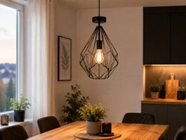 Moderne Industrial Hängelampe schwarz inkl. LED