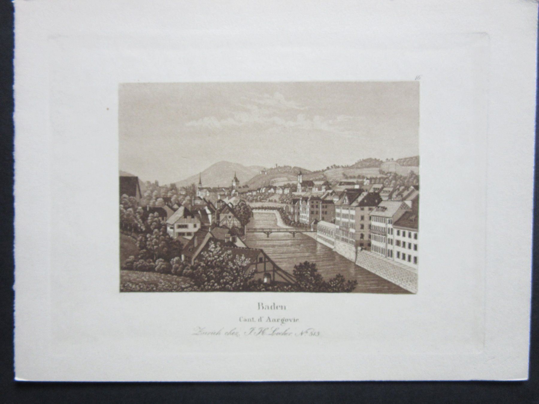 Incisioni: BADEN AQUATINTA – Usato da Gersau venduto da grafik-kunst 1