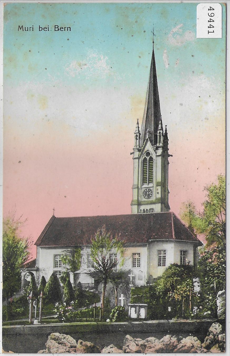 Cartes postales: Muri bei Bern - Kirche – D'occasion à Ettingen par Kartenplanet