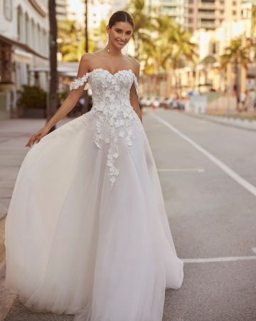 Secondhand Brautkleid Luna Novias "Ceci", Grösse 36
