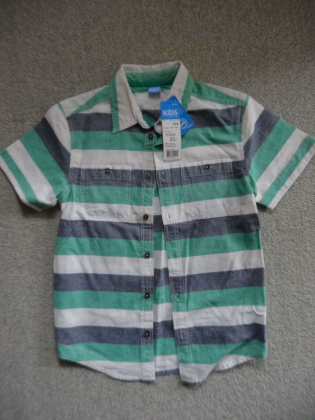 Camicie, T-shirt & Polo: Hemd Gr 134-140  Fabrikneu – Nuovo e nell'imballaggio originale da Rekingen AG venduto da nederland1