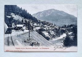 La Chaudanne - La Gare - Chemin de Fer Montreux-Oberland MOB