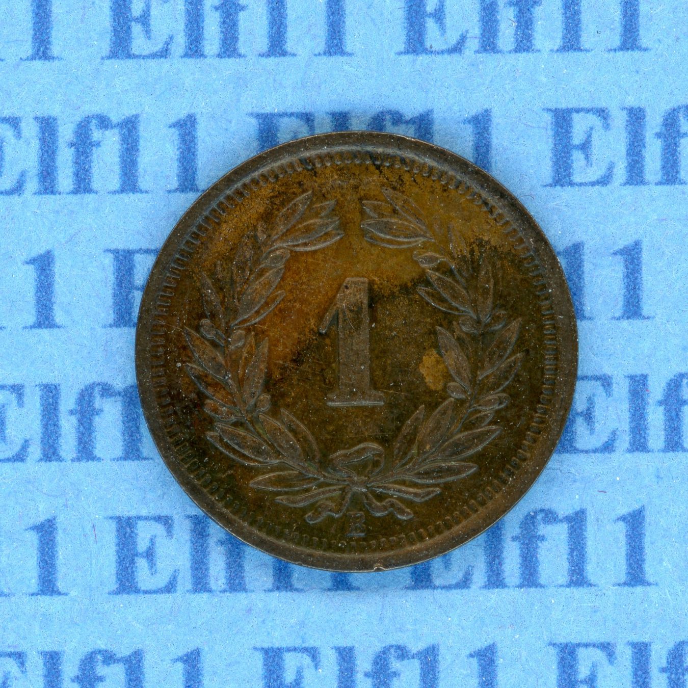 Tutti le monete: CHF___0.01 1914 vz 1 Rappen – Usato da Widnau venduto da Elf11 1