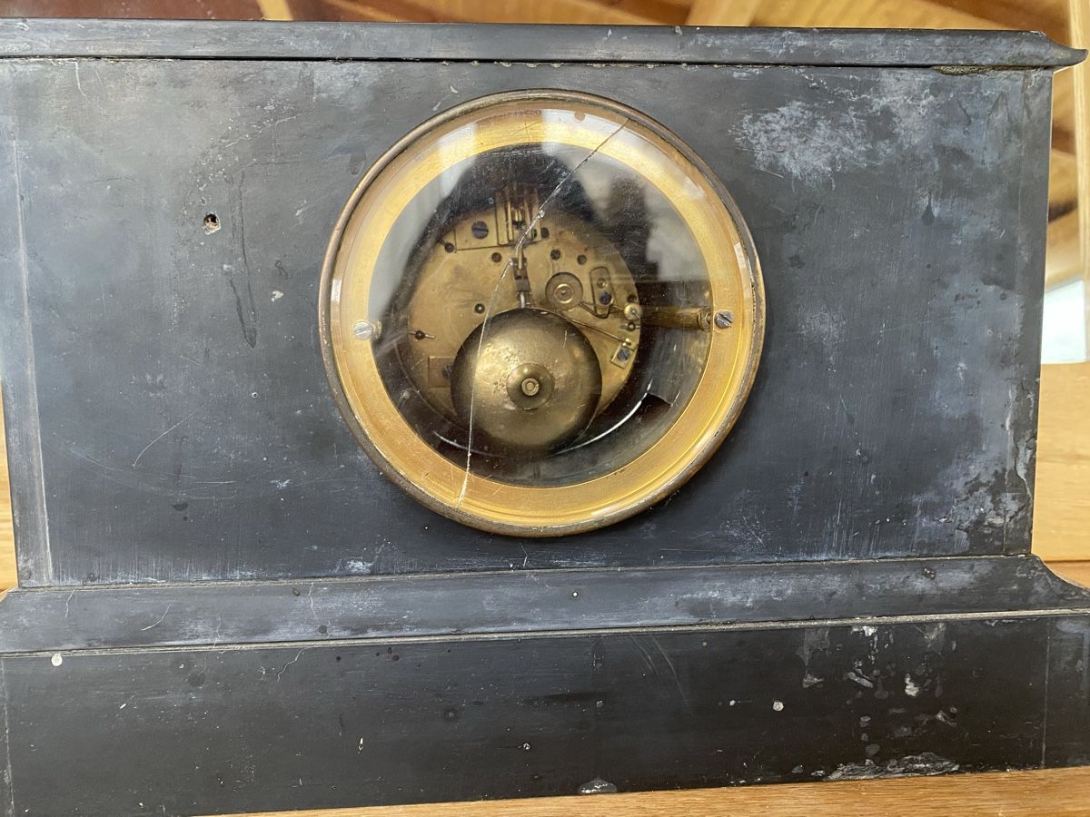 Stand- & Wanduhren: RARE À LA VENTE Horloge pendule de cheminée ancienne – Gebraucht aus Genève von pilarina 2
