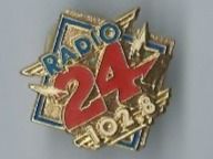 Placchette & Badge: Radio 24, PIN – Usato da Zürich venduto da t24_de