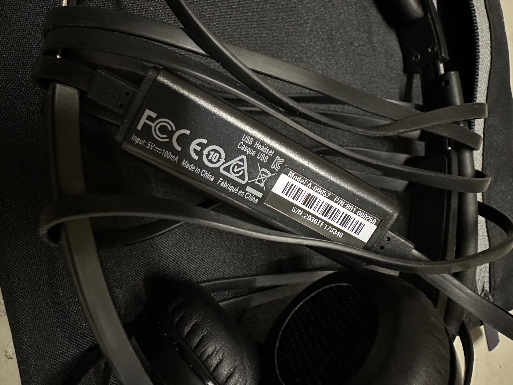 Logitech Cuffie: Logitech USB-A Headset (Model: A-00057) – Usato da Glattpark(Opfikon) venduto da AydenM 2