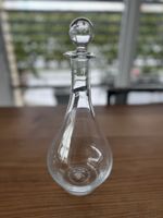 Dekantierer/Karaffe aus Glas, ca. 30cm hoch