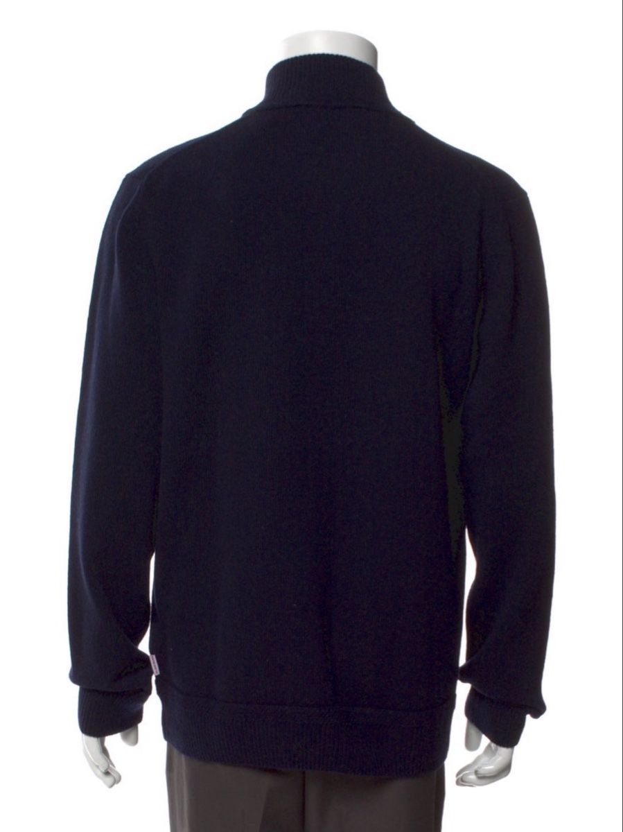 Pulls & Sweat-shirts: Orlebar Brown Herren Pullover mit 1/4 Zip Dunkelblau – Neuf (Voir description) à Zürich par nat_7wll 2