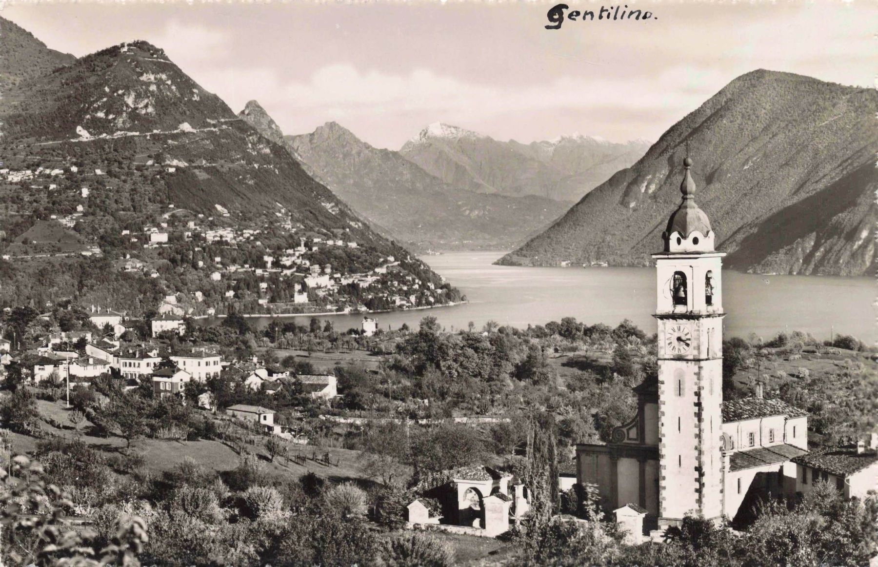 Cartoline postali: Gentilino – Usato da Biasca venduto da Blenio71