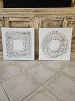 ❤️ 2 Stk. Dekorative Leinwandbilder ❤️60 x 60 cm❤️