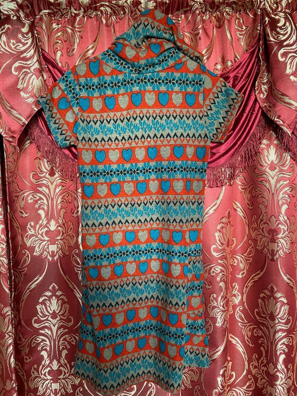 Vestiti: Kleid Tunika Herzen Retro – Usato da Zollikon venduto da into-the-west 1