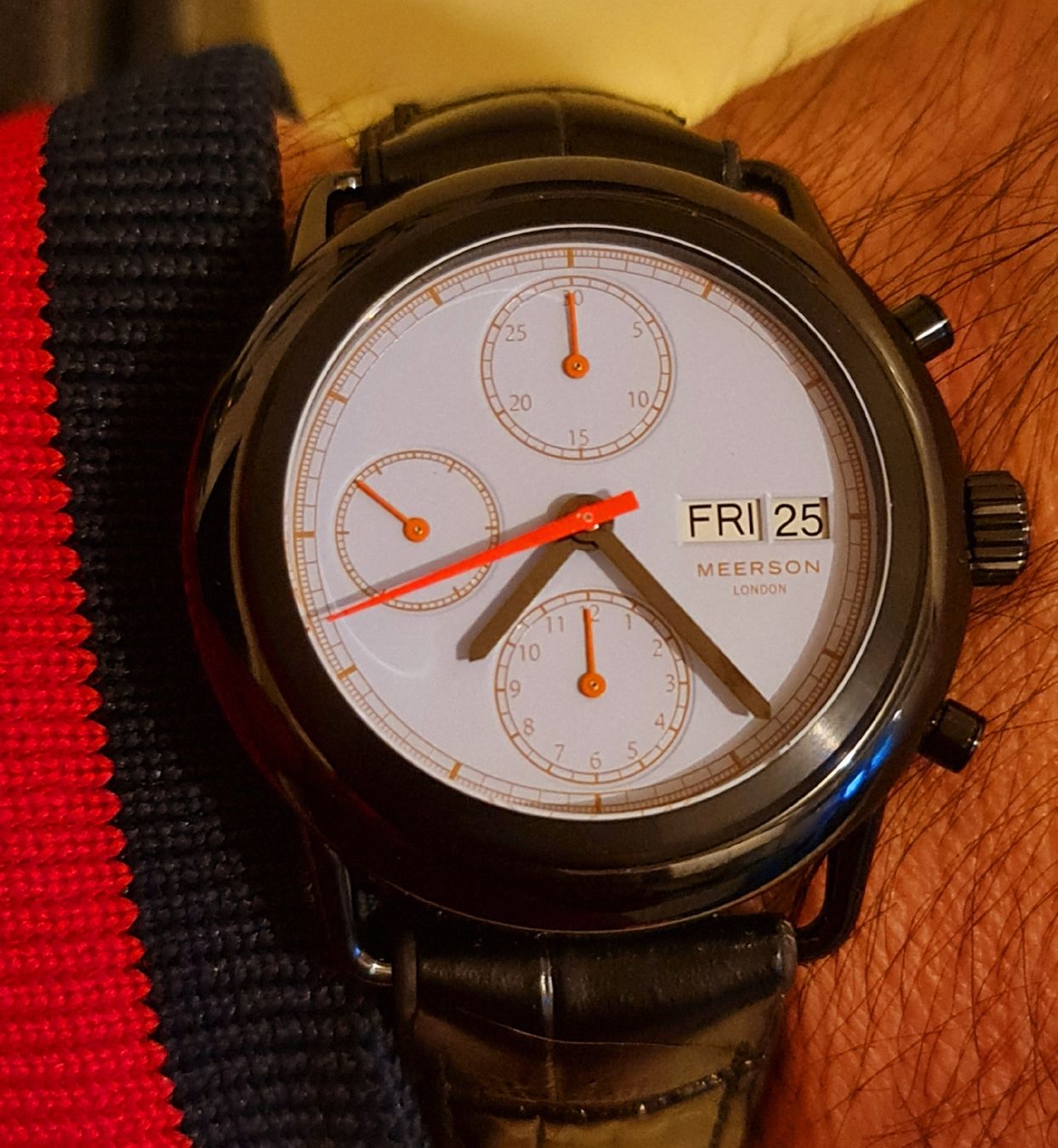 Valjoux Montres: MEERSON chronographe valjoux 7750 new  – Neuf (Voir description) à Grand-Lancy par  3