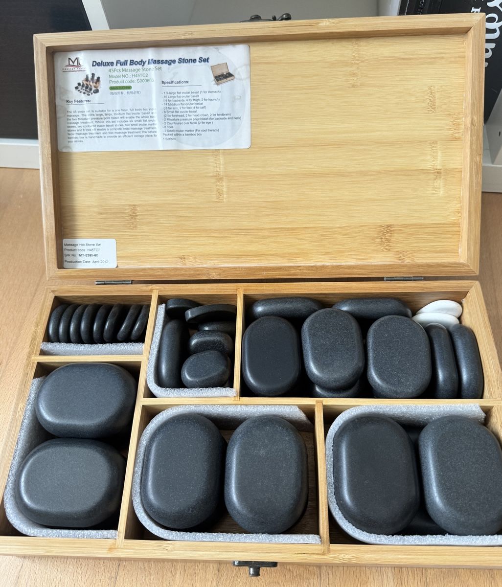Dispositivi per massaggi: Hot Stone de Luxe Set 49 Teilig – Usato da Meilen venduto da Shadow80 2