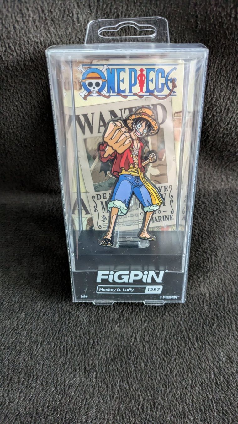 Statuette: FigPin - One Piece - Monkey D. Luffy #1287 – Nuovo e nell'imballaggio originale da Obfelden venduto da RCO85