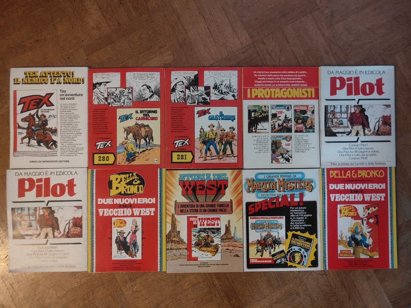 Comics: 10 Stk. TEX Comics 1983 Nr. 278 - 287 – Gebraucht aus Hägendorf von Yahuhu01 1