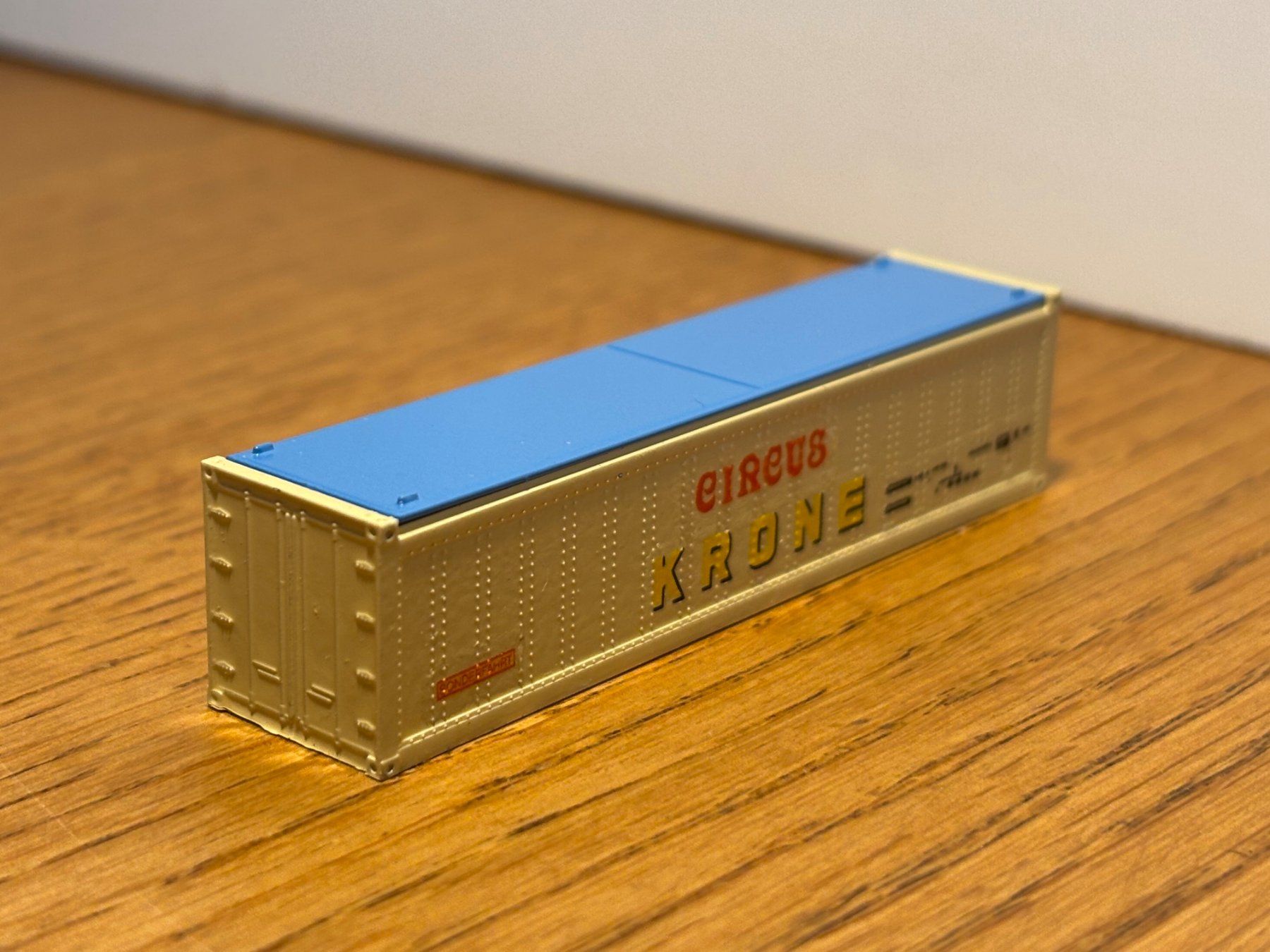 Modellini di ferrovie: L2120: Container CIRCUS KRONE (Spur N) – Usato da Birsfelden venduto da Birs_25 1