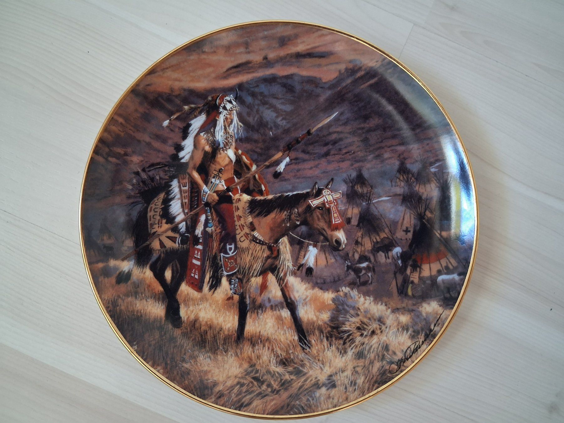 Piatti: SAMELTELLER INDIANDER VIGILANT WARRIOR – Usato da langnau venduto da Santos1411