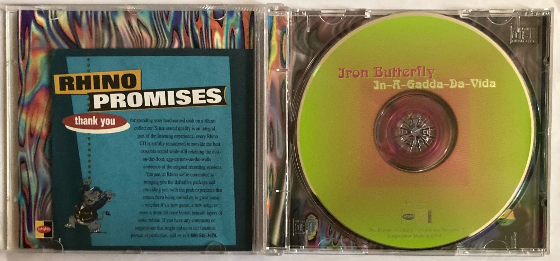 CD: IRON BUTTERFLY - IN-A-GADDA-DA-VIDA – Usato da Poliez-Pittet venduto da Newtown-Records 5
