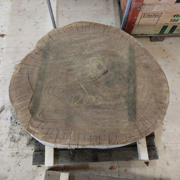 Baumscheibe Eiche, 105x120cm Durchmesser Kaufen auf Ricardo