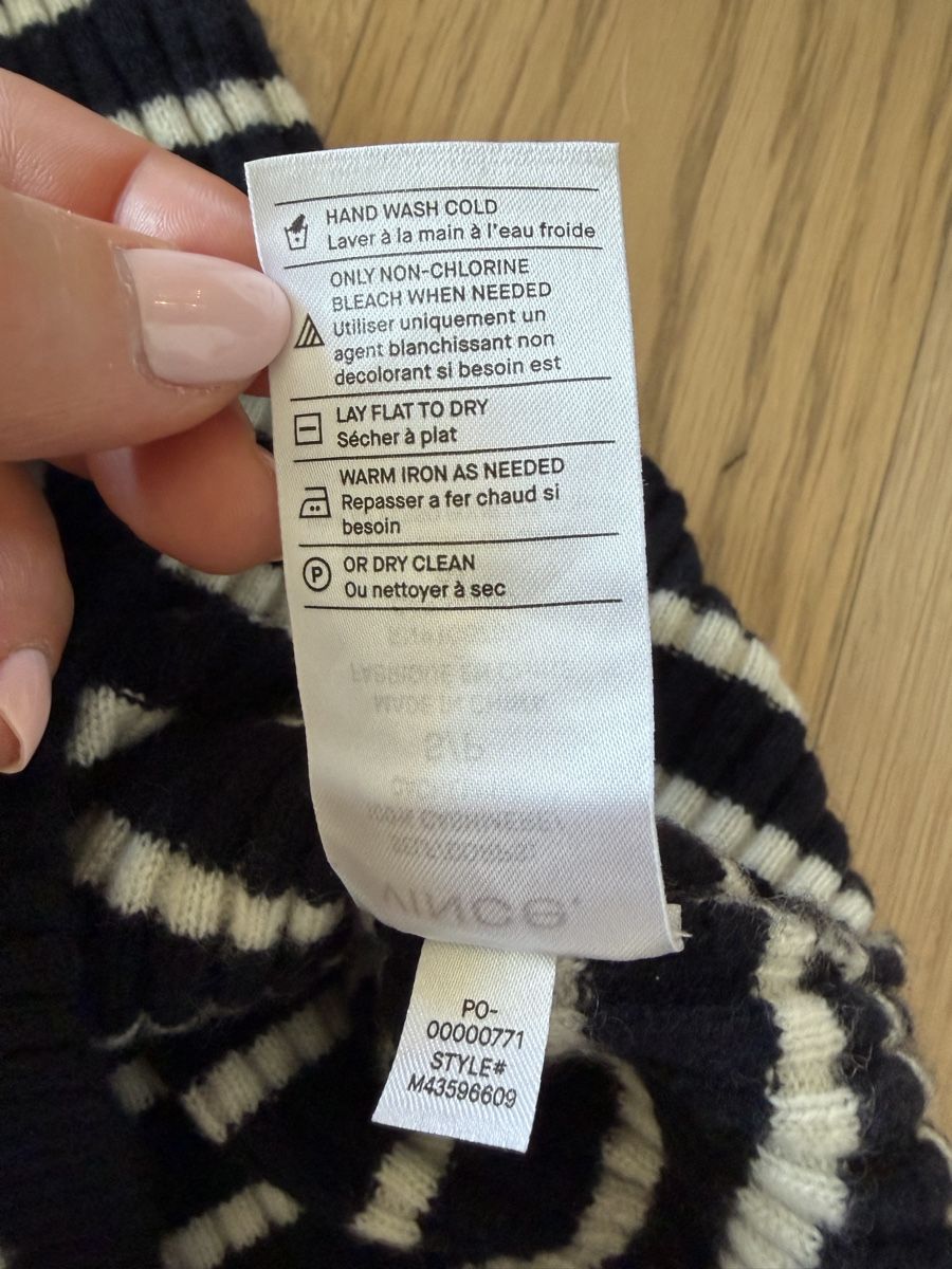 Maglioni & Felpe: Vince Kaschmir Rollkragenpullover dunkelblau/weiss Gr S – Usato da Kloten venduto da Rosaly1 4