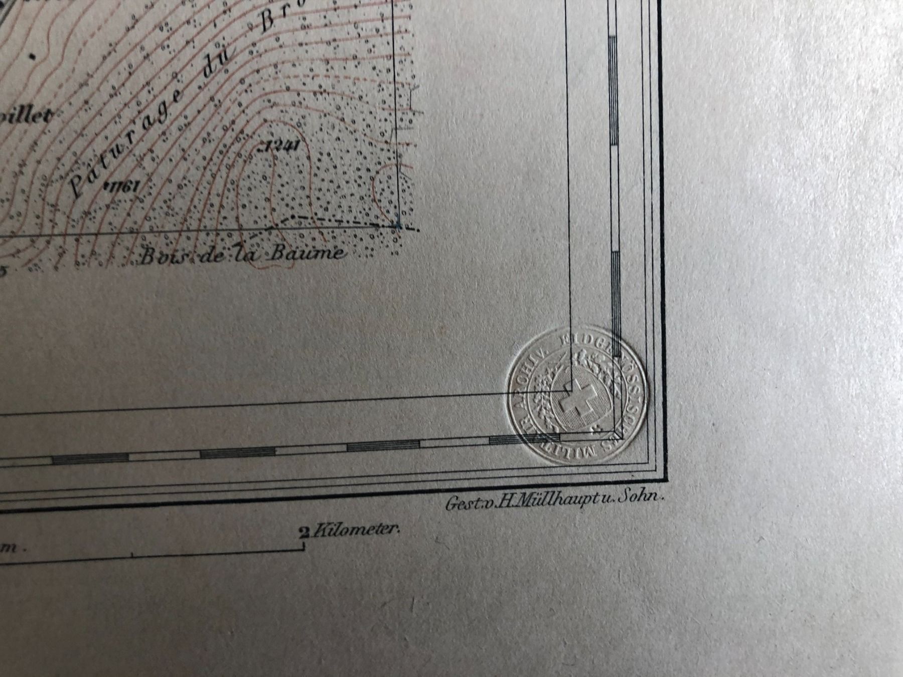 Landkarten & Atlanten: Siegfriedatlas Bl. 276: La Chaux – Gebraucht aus Zürich von allp 6